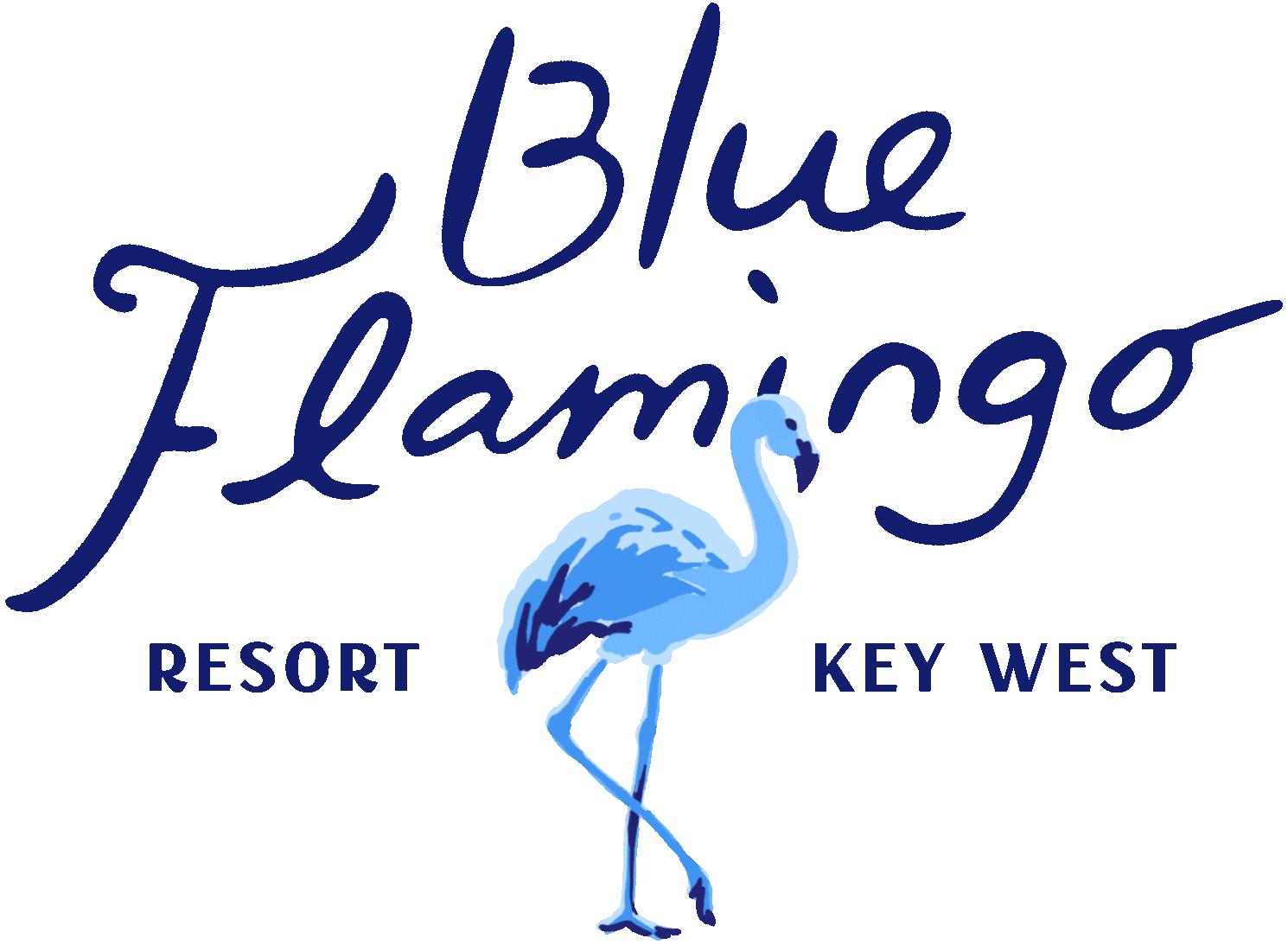 Blue Flamingo