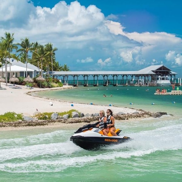 Jet ski at Blue Flamingo Resort Key West
