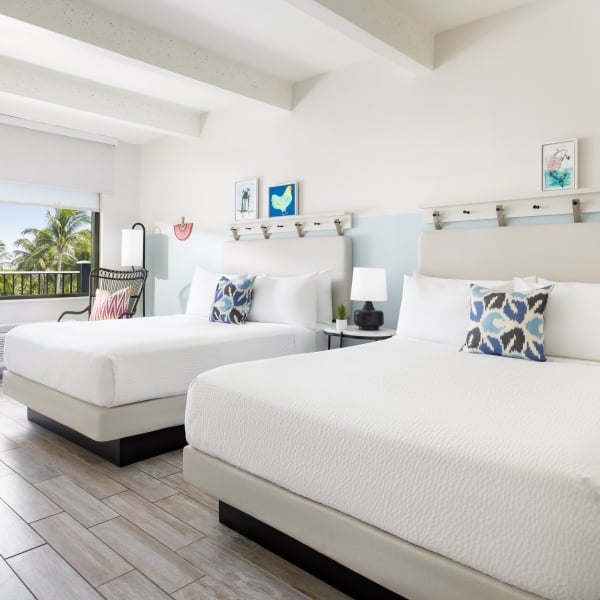 High Floor Island View Two Queen Beds at Blue Flamingo Resort Key West