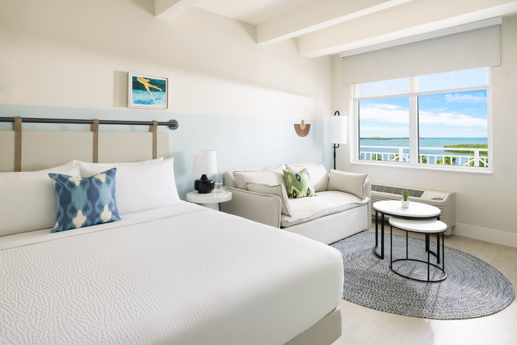 Ocean view room at Blue Flamingo Resort Key West