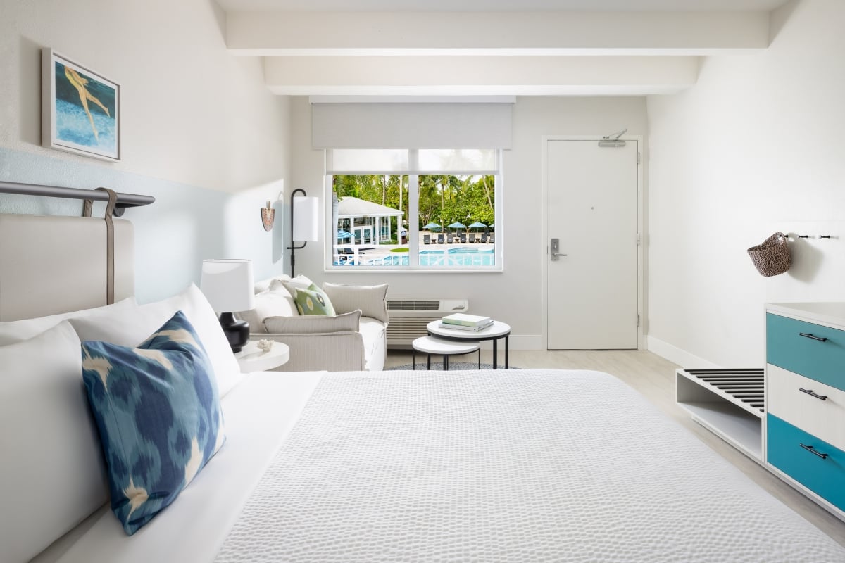 Pool View One King Bed at Blue Flamingo Resort Key West