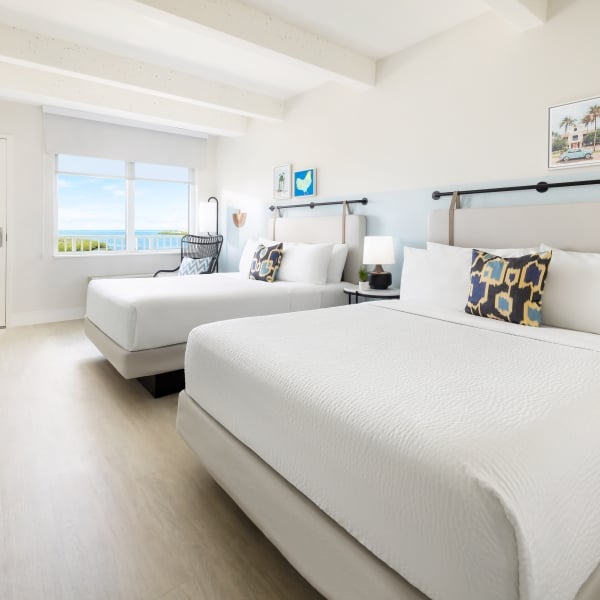 Ocean View Two Queen Beds Blue Flamingo Resort Key West
