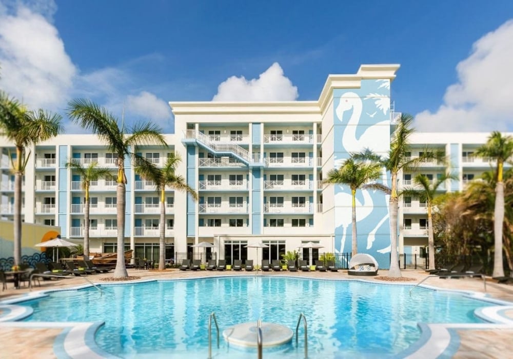 Pool at Blue Flamingo Resort Key West