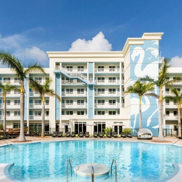 Pool at Blue Flamingo Resort Key West