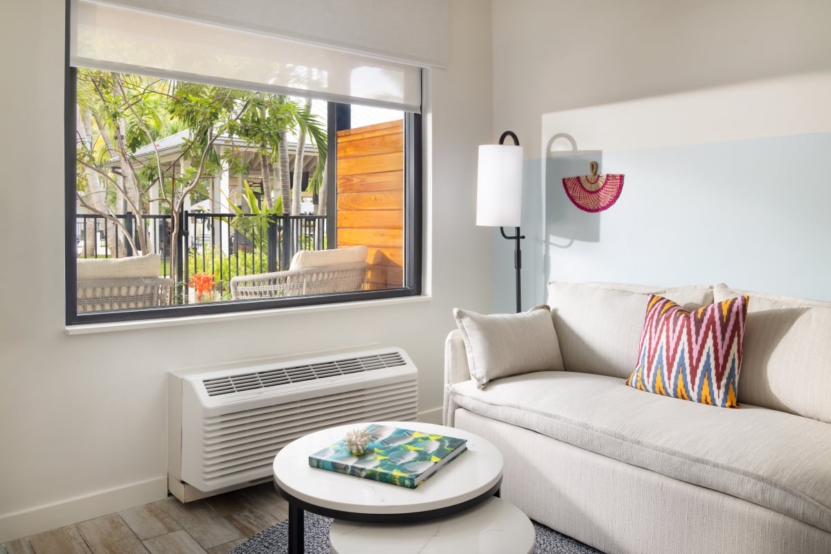 Pool View One King Bed Hearing Accessible Blue Flamingo Resort Key West