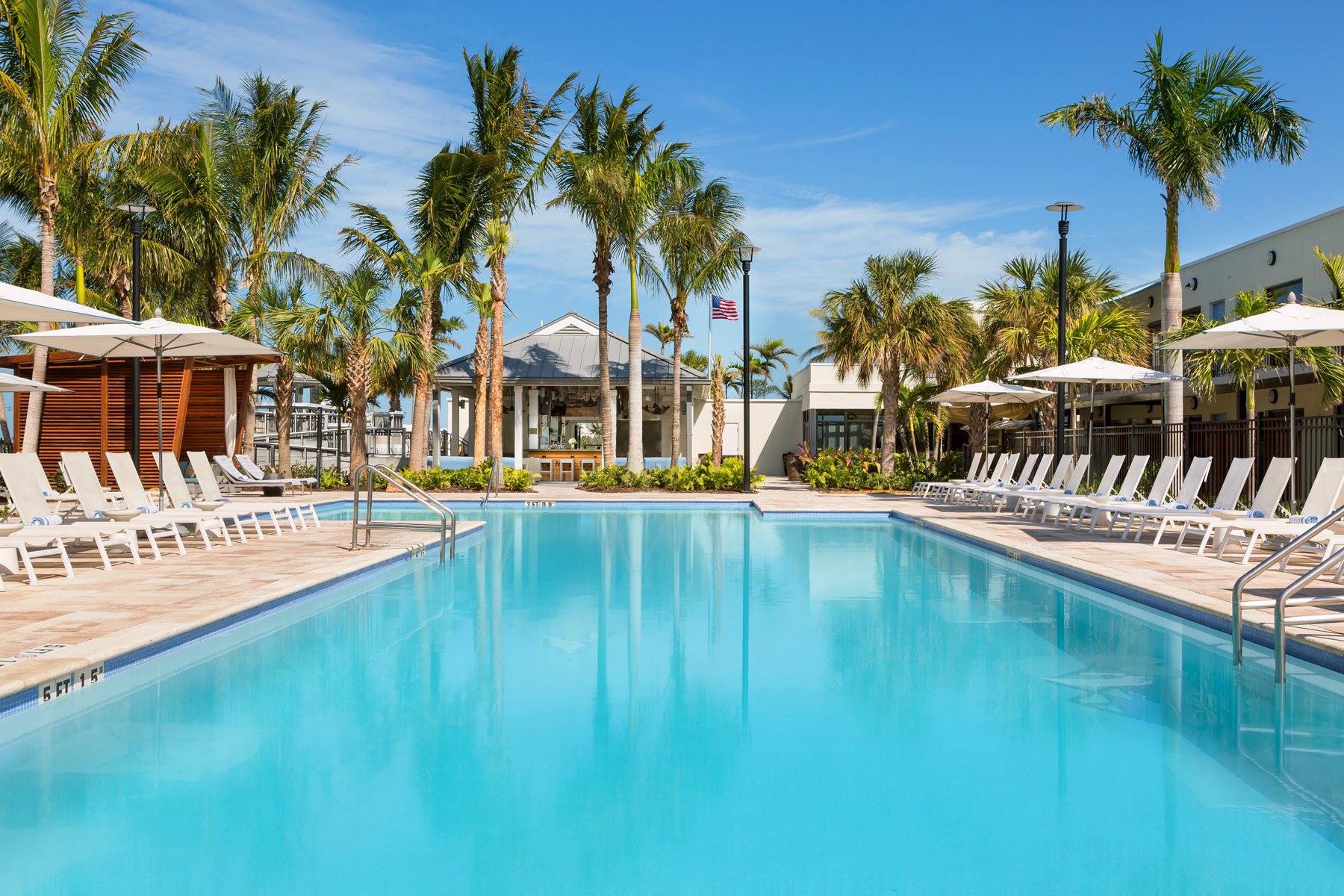 Pool at Blue Flamingo Resort Key West