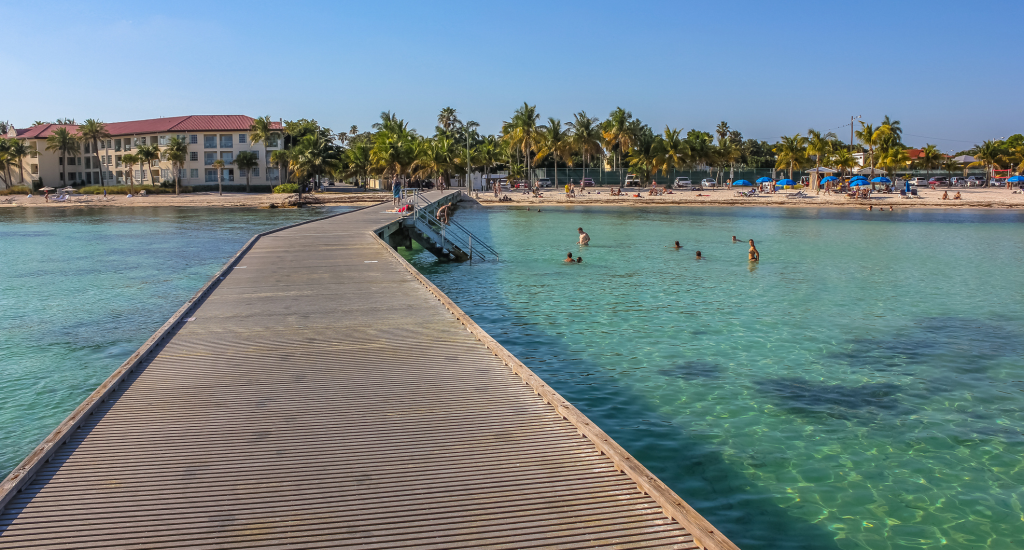 Higgs Beach in Key West, Florida near Blue Flamingo Resort.